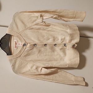 Toddler girls cream Cardigan